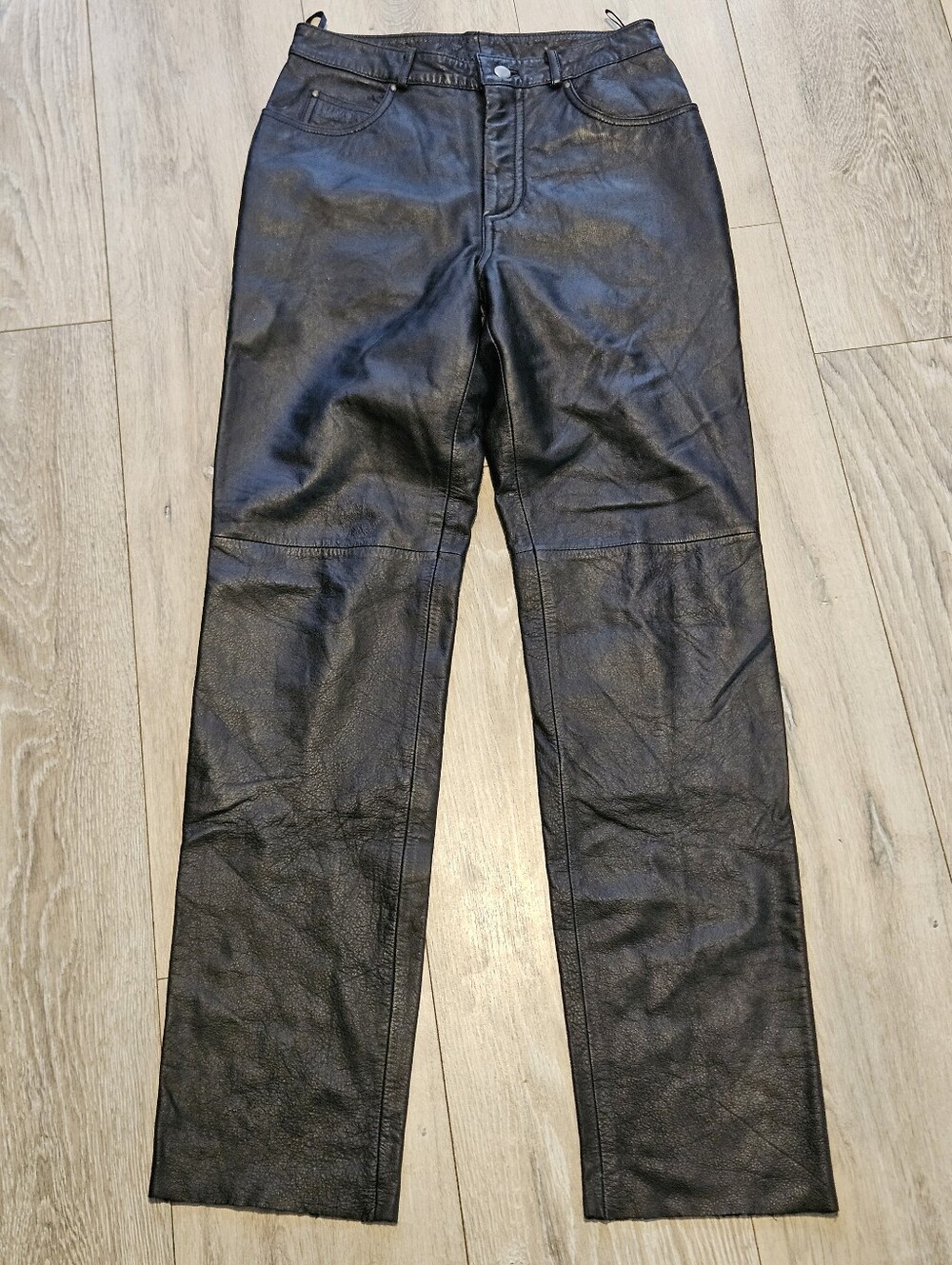 Vintage Colebrook & Co. Black 100% Genuine Leather Pants Women's 6